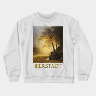 Hetch Hetchy Canyon (1875) by Albert Bierstadt Crewneck Sweatshirt